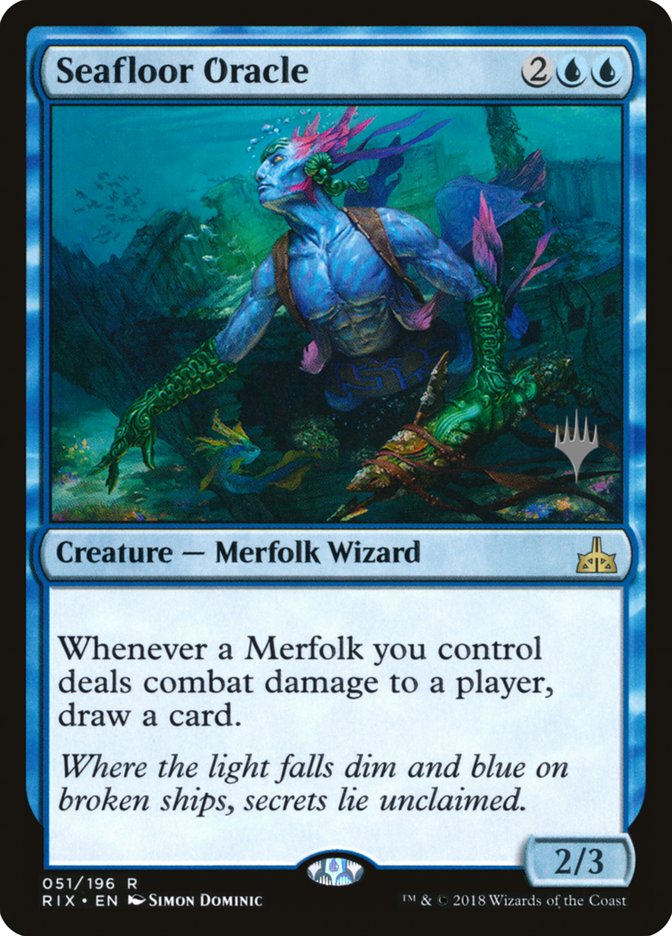 Seafloor Oracle (Promo Pack) [Rivals of Ixalan Promos] | Gamers Paradise