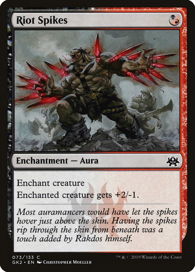 Riot Spikes [Ravnica Allegiance Guild Kit] | Gamers Paradise