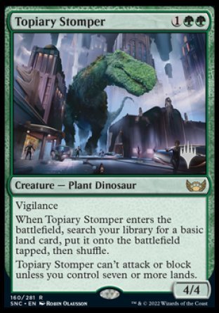 Topiary Stomper (Promo Pack) [Streets of New Capenna Promos] | Gamers Paradise