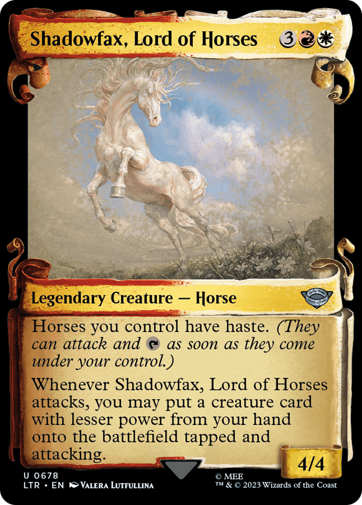 Shadowfax, Lord of Horses [The Lord of the Rings: Tales of Middle-Earth Showcase Scrolls] | Gamers Paradise