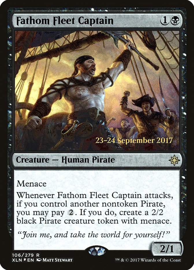 Fathom Fleet Captain [Ixalan Prerelease Promos] | Gamers Paradise
