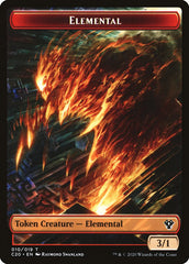 Angel // Elemental (010) Double-Sided Token [Commander 2020 Tokens] | Gamers Paradise