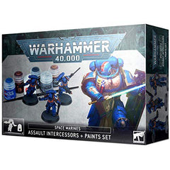 Warhammer 40k - Space Marines - Assault Intercessors + Paints Set | Gamers Paradise