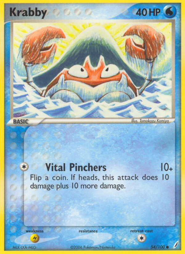 Krabby (54/100) [EX: Crystal Guardians] | Gamers Paradise