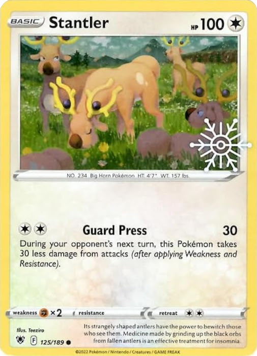 Stantler (125/189) (Holiday Calendar) [Sword & Shield: Astral Radiance] | Gamers Paradise