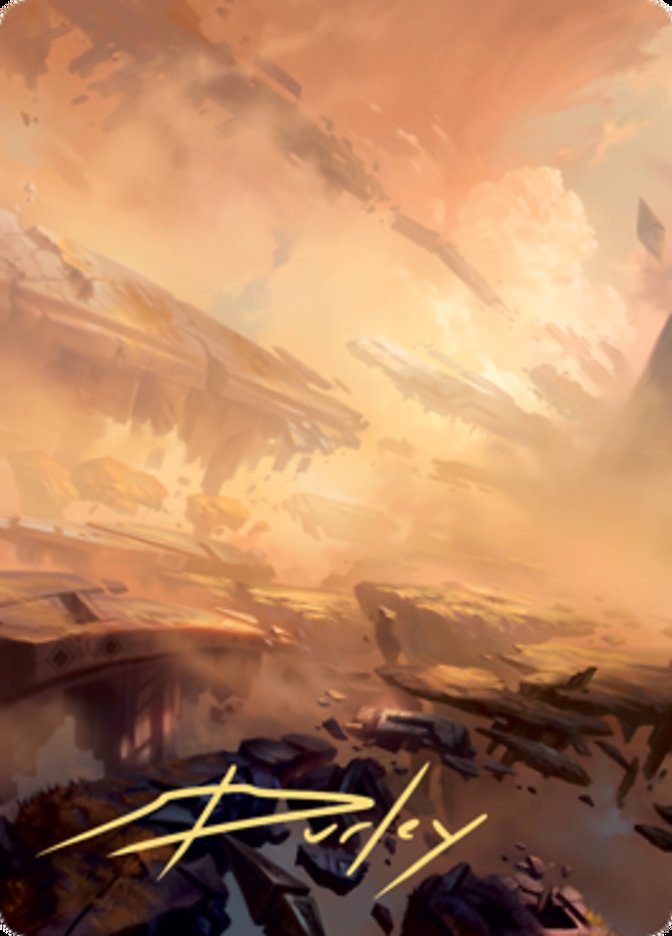 Plains 1 Art Card (Gold-Stamped Signature) [Zendikar Rising Art Series] | Gamers Paradise