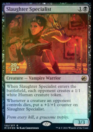 Slaughter Specialist [Innistrad: Midnight Hunt Prerelease Promos] | Gamers Paradise