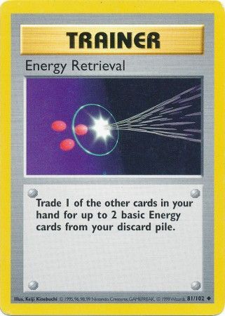 Energy Retrieval (81/102) [Base Set Shadowless Unlimited] | Gamers Paradise