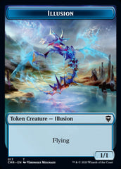 Illusion // Saproling Double-Sided Token [Commander Legends Tokens] | Gamers Paradise