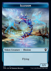 Illusion // Plant Double-Sided Token [Commander Legends Tokens] | Gamers Paradise