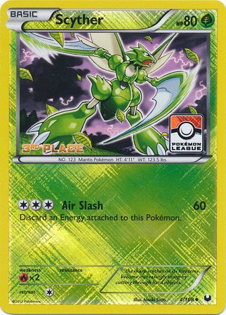 Scyther (4/108) (League Promo 3rd Place) [Black & White: Dark Explorers] | Gamers Paradise