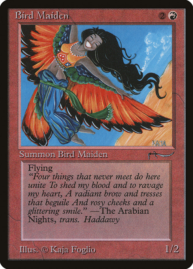 Bird Maiden (Dark Mana Cost) [Arabian Nights] | Gamers Paradise