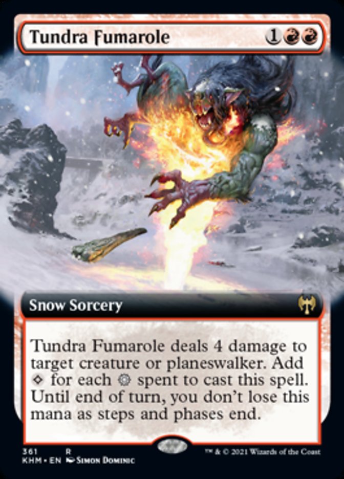 Tundra Fumarole (Extended Art) [Kaldheim] | Gamers Paradise