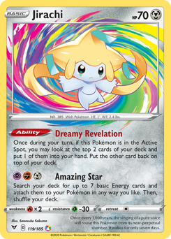 Jirachi (119/185) [Sword & Shield: Vivid Voltage] | Gamers Paradise