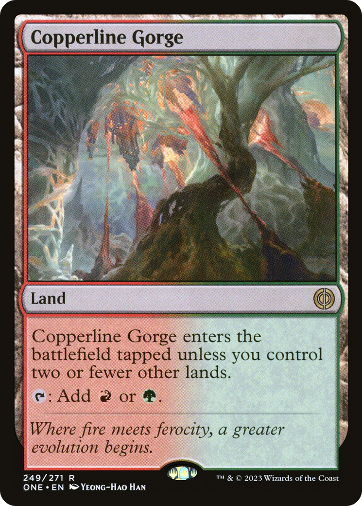 Copperline Gorge [Phyrexia: All Will Be One] | Gamers Paradise
