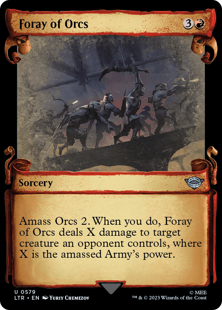 Foray of Orcs [The Lord of the Rings: Tales of Middle-Earth Showcase Scrolls] | Gamers Paradise