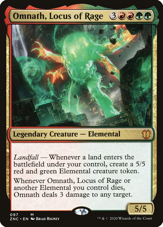 Omnath, Locus of Rage [Zendikar Rising Commander] | Gamers Paradise