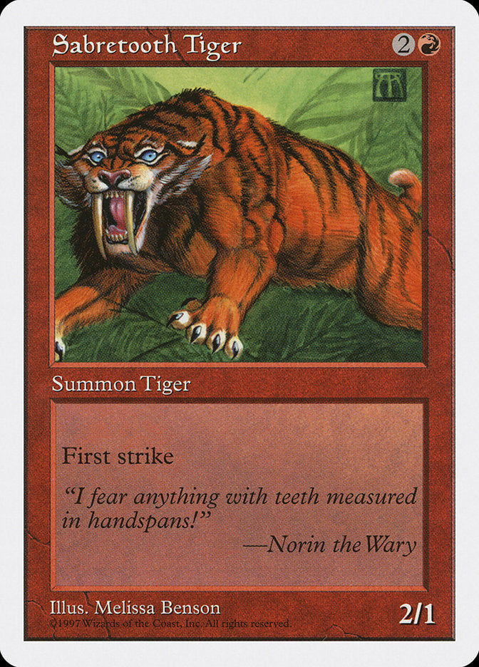 Sabretooth Tiger [Fifth Edition] | Gamers Paradise