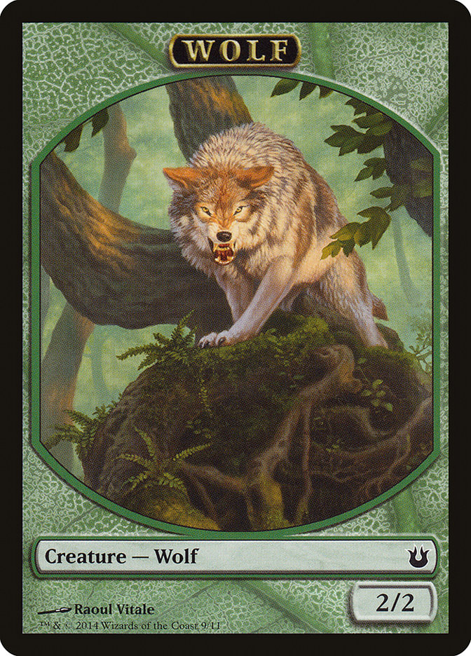 Wolf Token [Born of the Gods Tokens] | Gamers Paradise