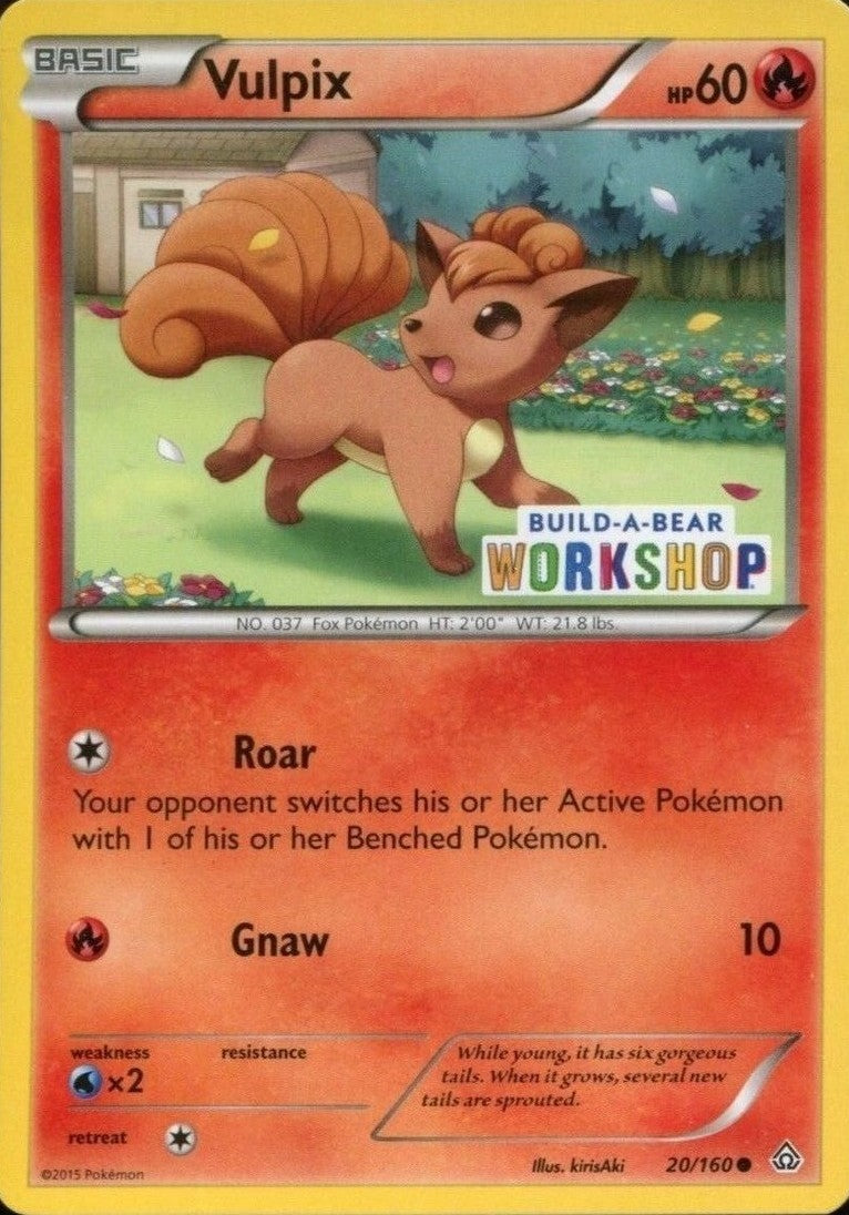 Vulpix (20/160) (Build A Bear Workshop Exclusive) [XY: Primal Clash] | Gamers Paradise