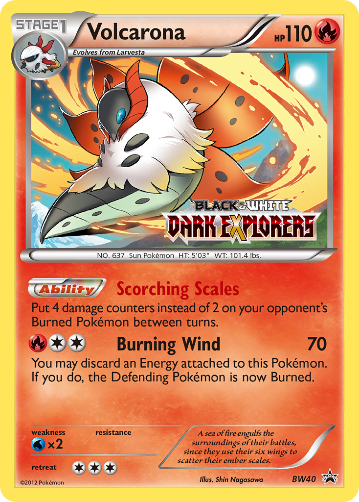 Volcarona (BW40) [Black & White: Black Star Promos] | Gamers Paradise