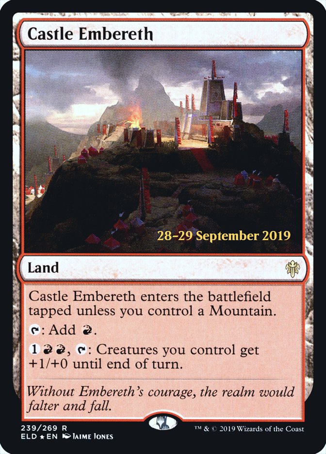 Castle Embereth [Throne of Eldraine Prerelease Promos] | Gamers Paradise