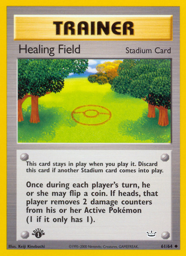 Healing Field (61/64) [Neo Revelation 1st Edition] | Gamers Paradise