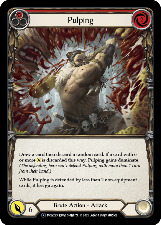 Pulping (Red) [U-MON223-RF] Unlimited Rainbow Foil | Gamers Paradise