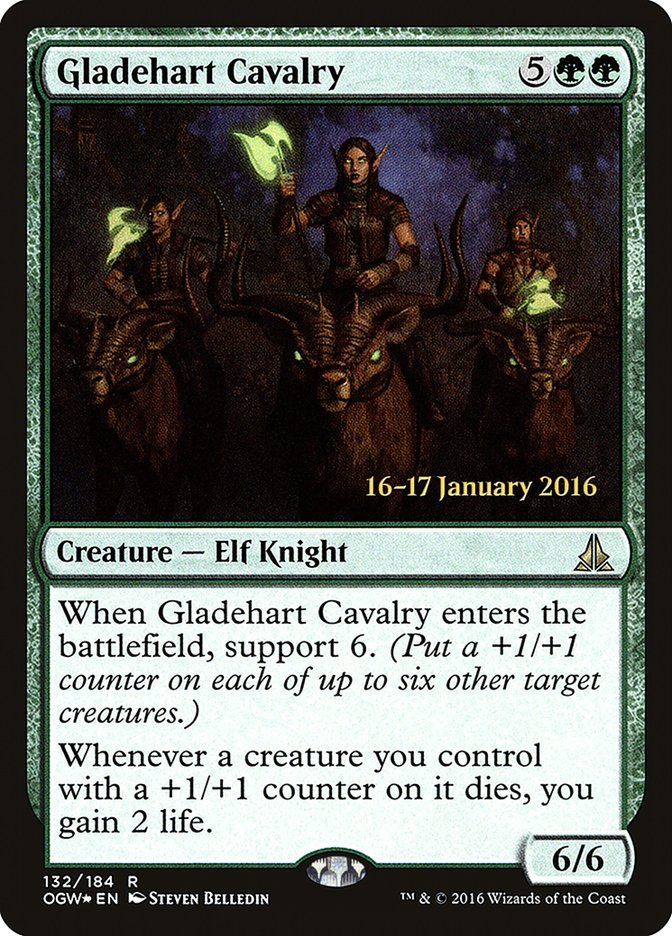 Gladehart Cavalry [Oath of the Gatewatch Prerelease Promos] | Gamers Paradise