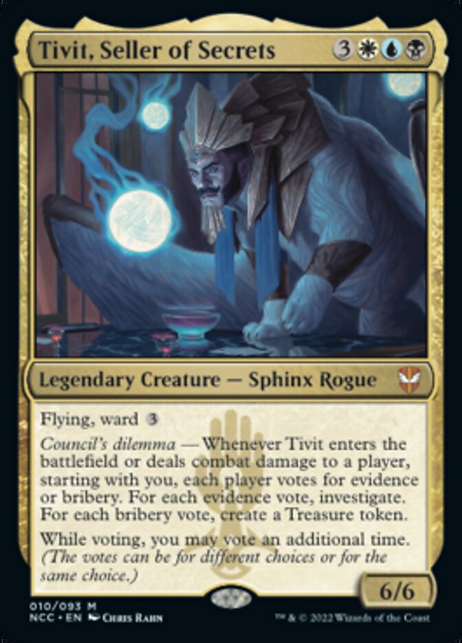 Tivit, Seller of Secrets [Streets of New Capenna Commander] | Gamers Paradise