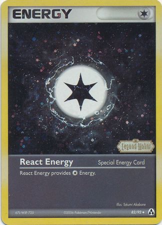 React Energy (82/92) (Stamped) [EX: Legend Maker] | Gamers Paradise