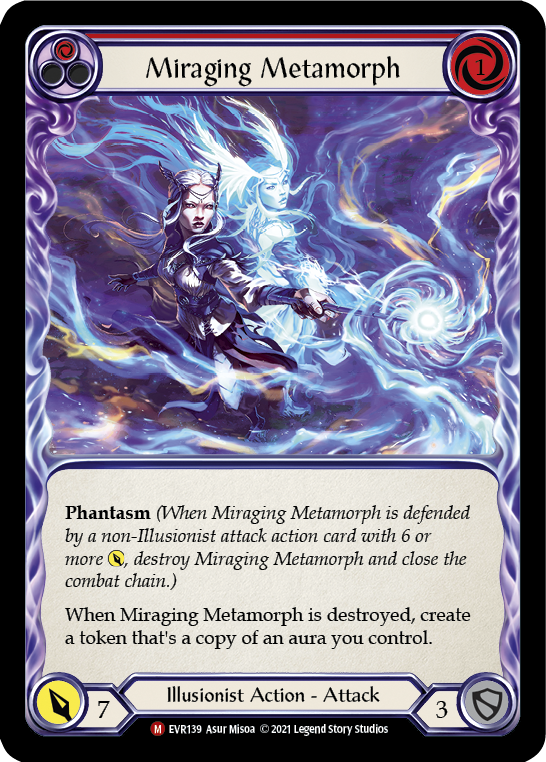 Miraging Metamorph [EVR139] (Everfest)  1st Edition Rainbow Foil | Gamers Paradise