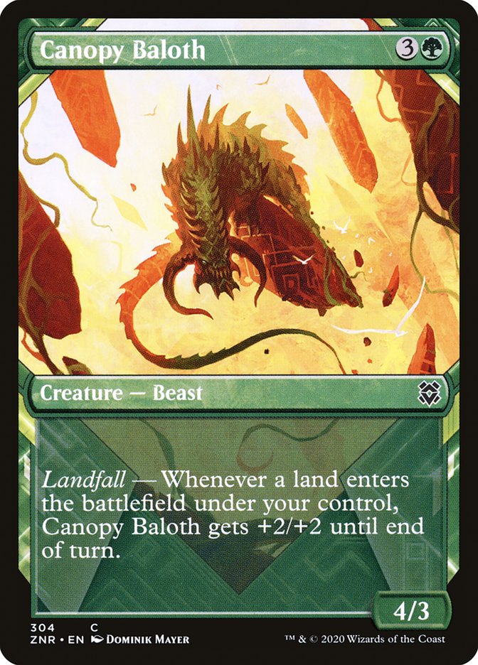 Canopy Baloth (Showcase) [Zendikar Rising] | Gamers Paradise