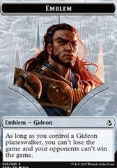 Gideon of the Trials Emblem // Zombie Double-Sided Token [Amonkhet Tokens] | Gamers Paradise