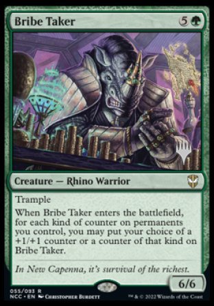 Bribe Taker (Promo Pack) [Streets of New Capenna Commander Promos] | Gamers Paradise