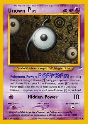 Unown [P] (58/105) [Neo Destiny Unlimited] | Gamers Paradise