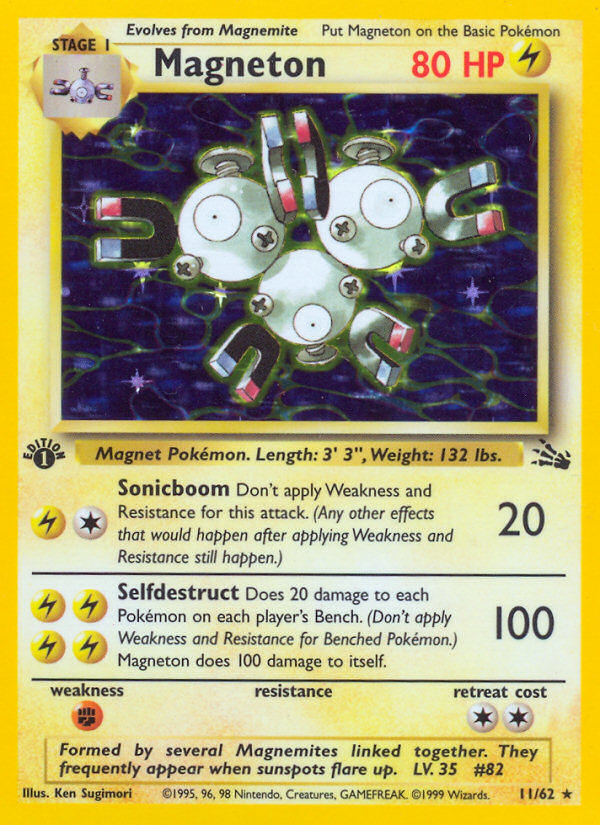 Magneton (11/62) [Fossil 1st Edition] | Gamers Paradise