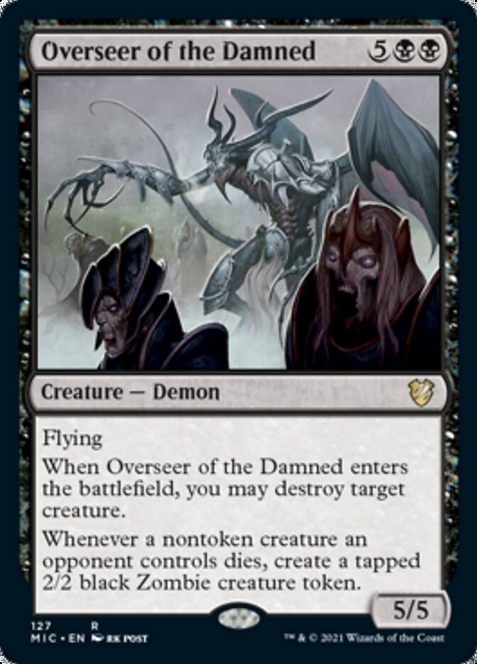 Overseer of the Damned [Innistrad: Midnight Hunt Commander] | Gamers Paradise