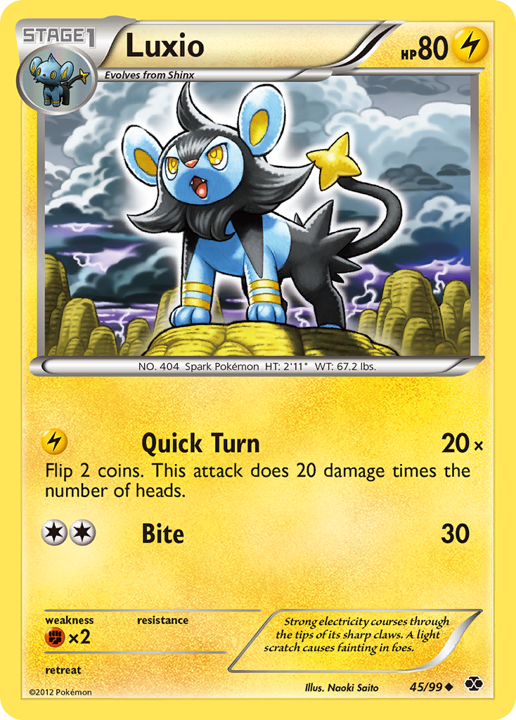Luxio (45/99) [Black & White: Next Destinies] | Gamers Paradise