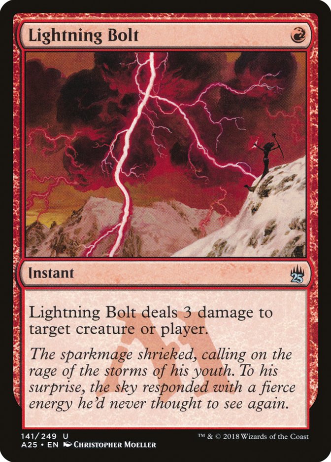 Lightning Bolt [Masters 25] | Gamers Paradise