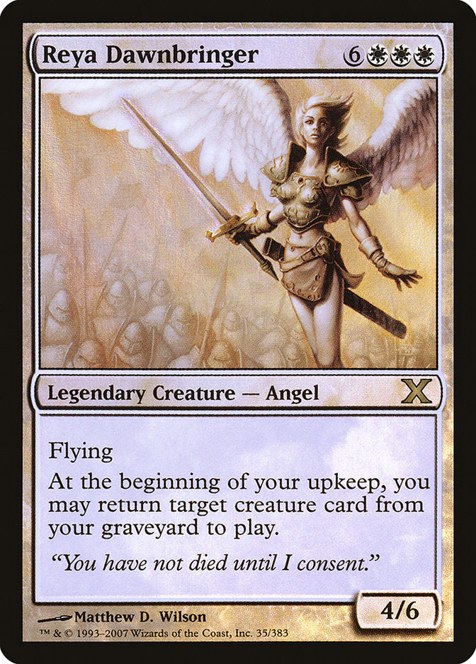 Reya Dawnbringer (Premium Foil) [Tenth Edition] | Gamers Paradise