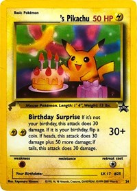 Pikachu (24) (Birthday) [Pikachu World Collection Promos] | Gamers Paradise