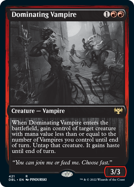 Dominating Vampire [Innistrad: Double Feature] | Gamers Paradise