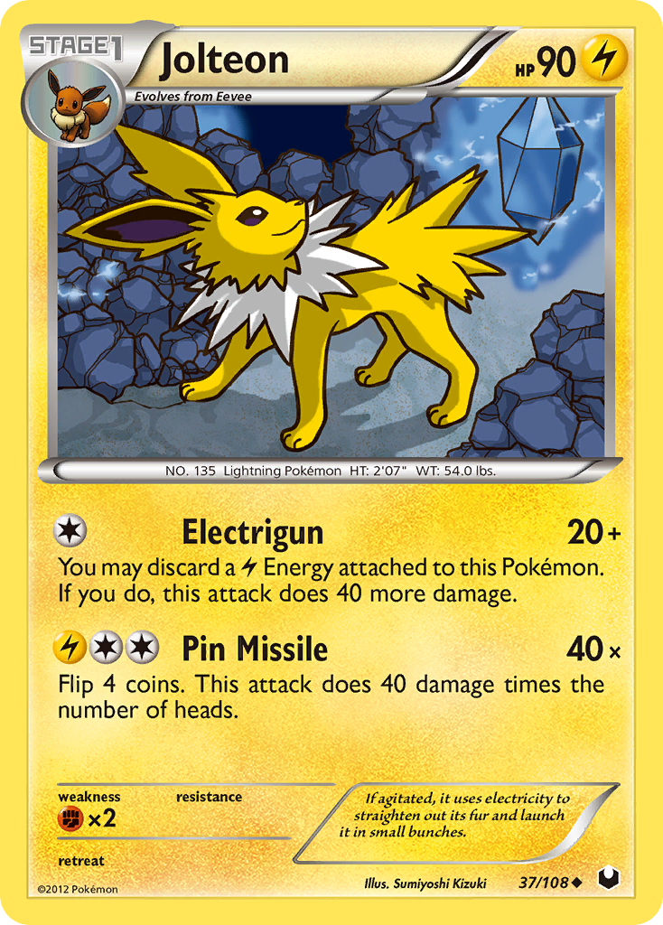 Jolteon (37/108) [Black & White: Dark Explorers] | Gamers Paradise