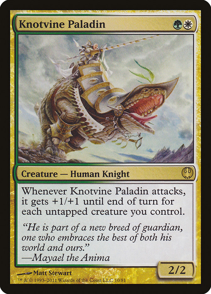 Knotvine Paladin [Duel Decks: Knights vs. Dragons] | Gamers Paradise