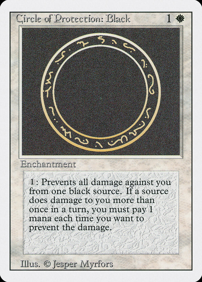 Circle of Protection: Black [Revised Edition] | Gamers Paradise