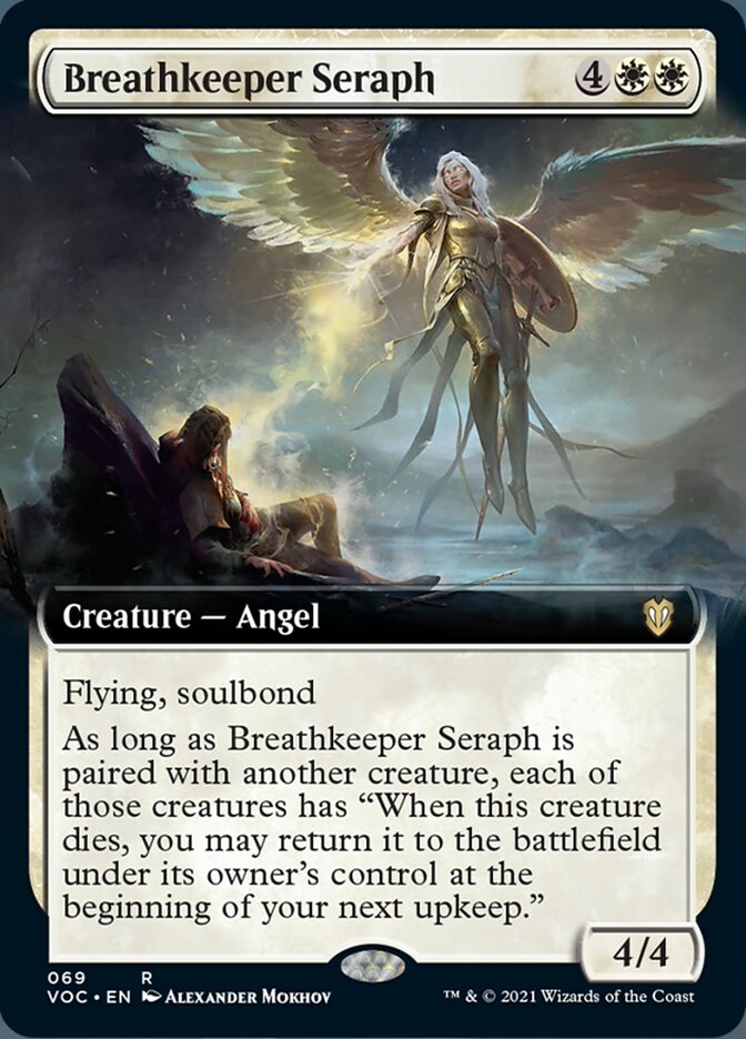 Breathkeeper Seraph (Extended Art) [Innistrad: Crimson Vow Commander] | Gamers Paradise