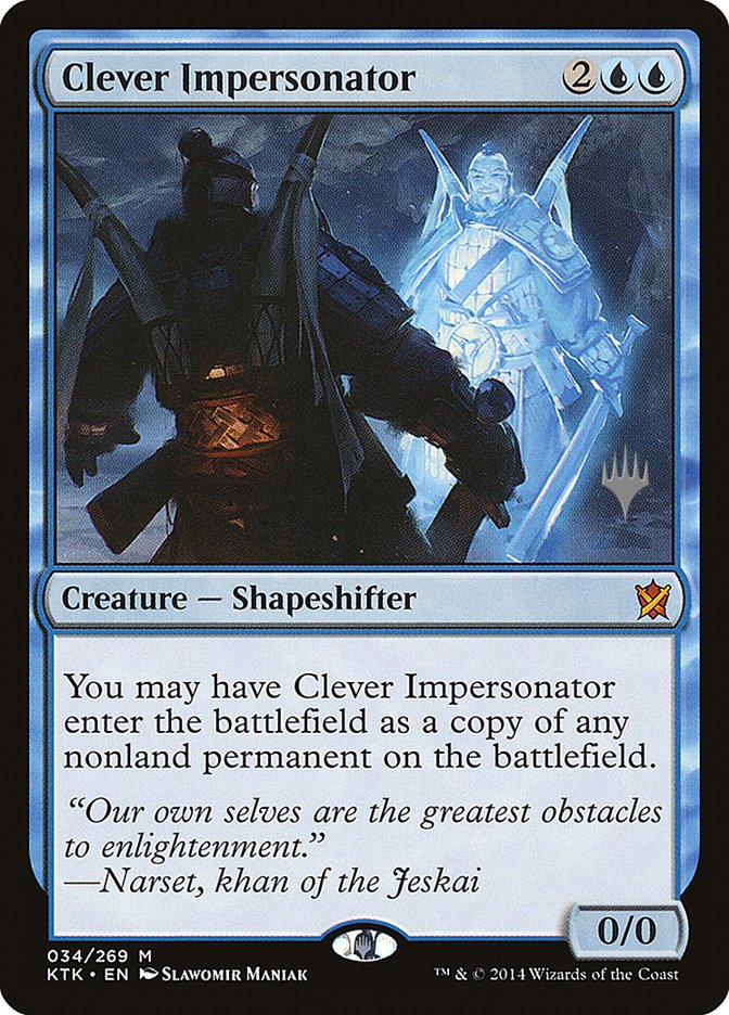 Clever Impersonator (Promo Pack) [Khans of Tarkir Promos] | Gamers Paradise