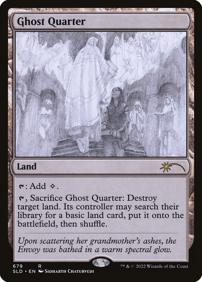 Ghost Quarter (Sketch) [Secret Lair Drop Promos] | Gamers Paradise