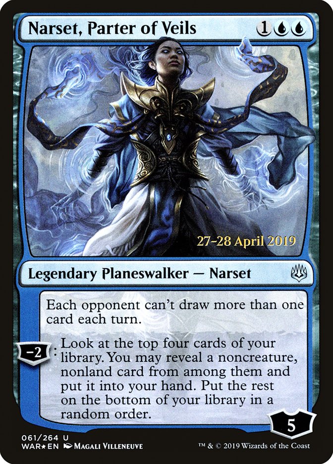 Narset, Parter of Veils [War of the Spark Prerelease Promos] | Gamers Paradise